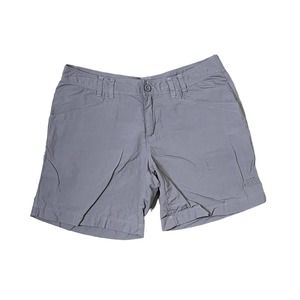 The North Face Women‎ Chino Casual Shorts Outdoor Solid Gray Mid-Rise Size 8